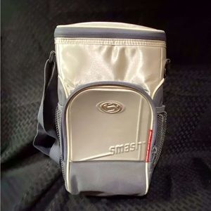 Smash Silver 10" Insulated Lunch Box Bag Nice
